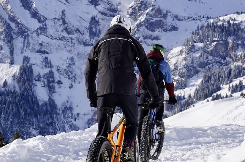 Mit dem Fahrrad durch den Schnee?