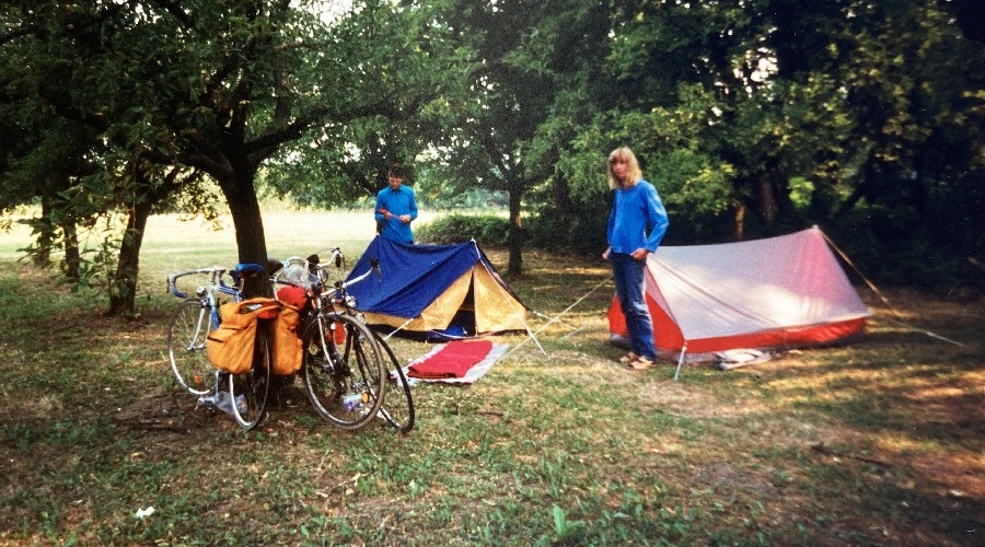 Auf dem Rhein und durchs Mnsterland, mit meinen besten Freunden 1990.